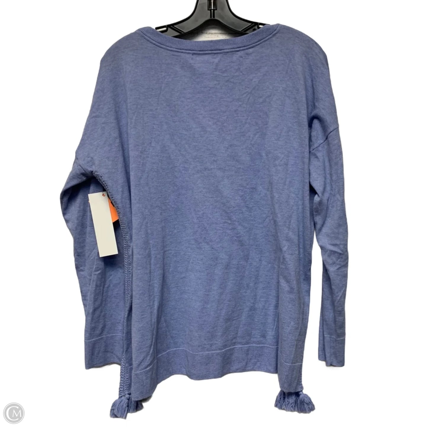 Top Long Sleeve Designer By Lilly Pulitzer In Blue, Size: M