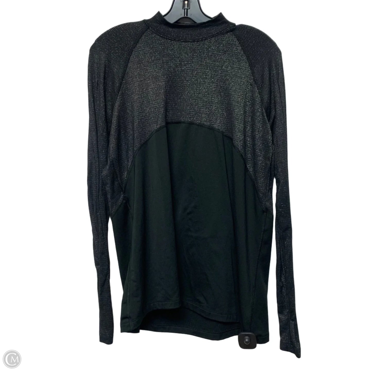 Athletic Top Long Sleeve Crewneck By Nike Apparel In Black, Size: Xl