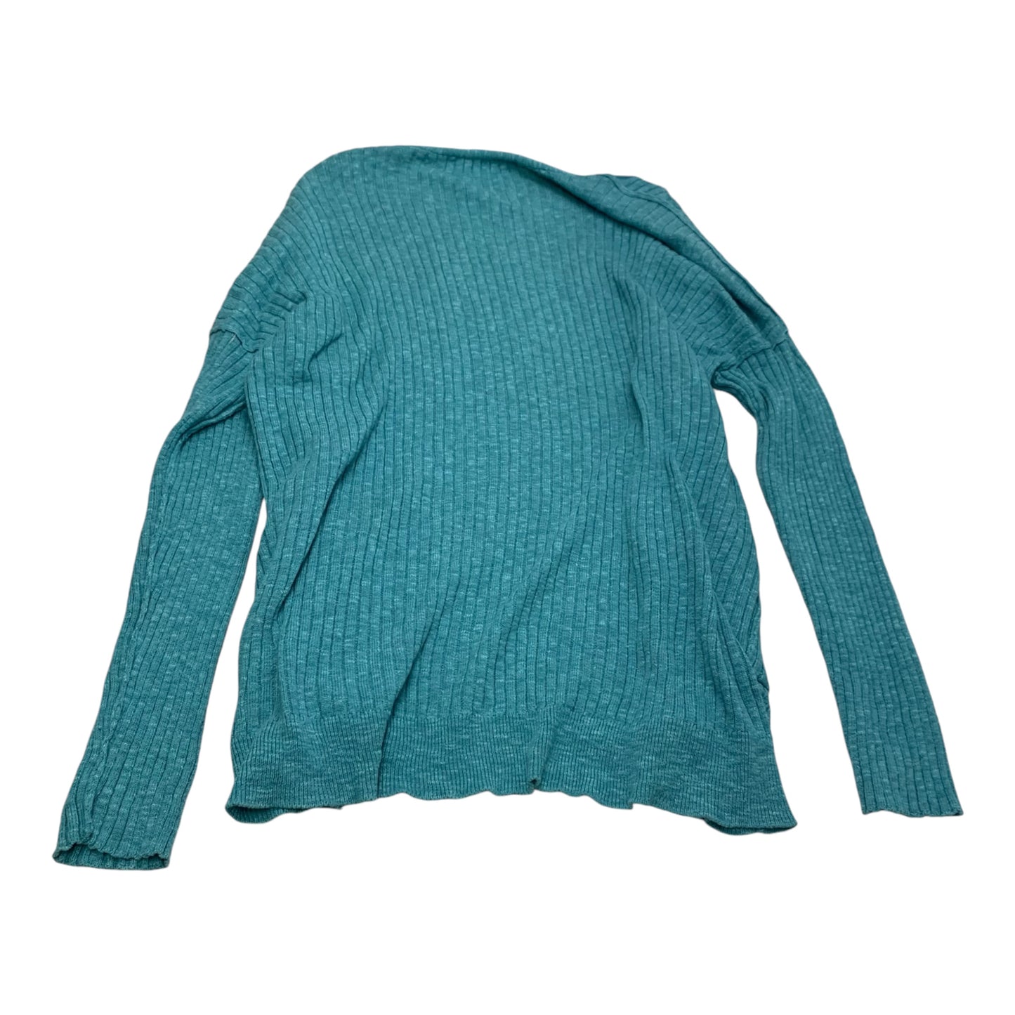 Sweater Cardigan By Free People In Blue, Size: Xs