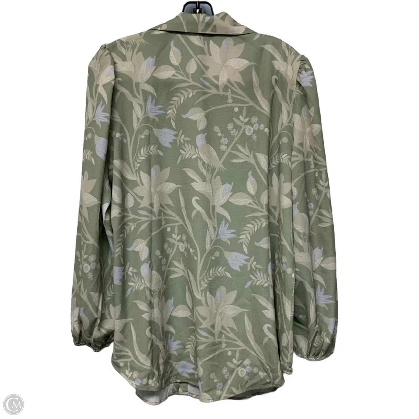 Top Long Sleeve Designer By Tuckernuck In Green, Size: Xl
