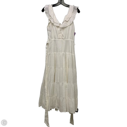 Dress Casual Maxi By Heartloom In White, Size: Xs