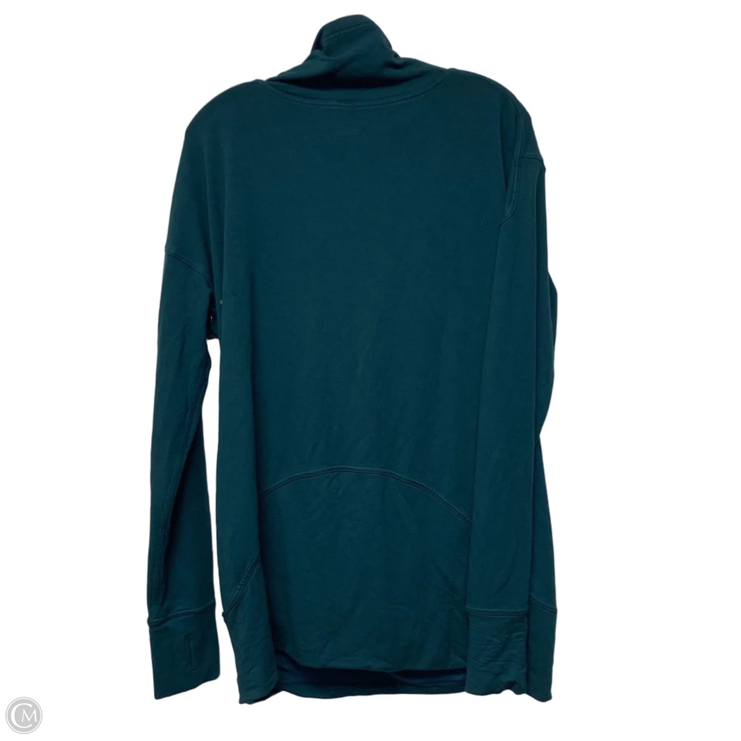 Athletic Sweatshirt Collar By Lululemon In Green, Size: M