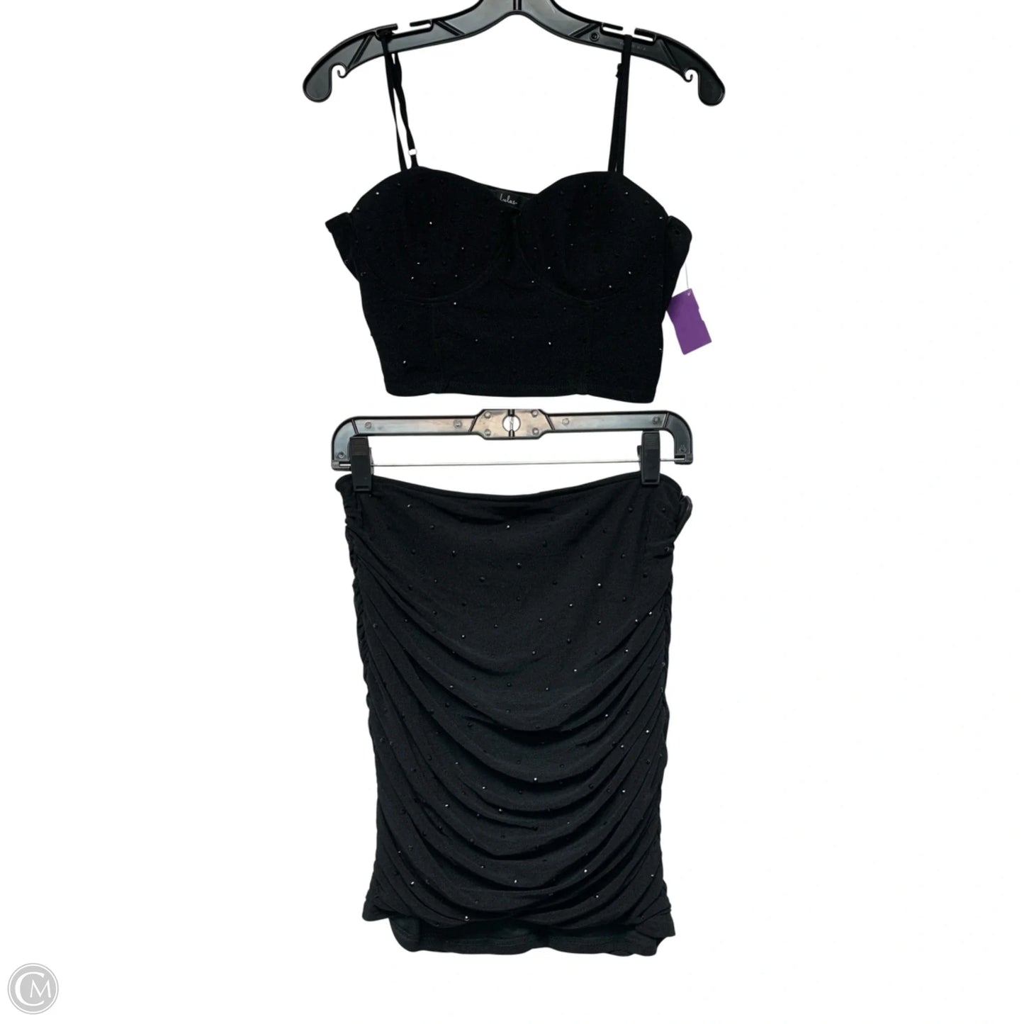 Skirt Set 2pc By Lulus In Black, Size: L