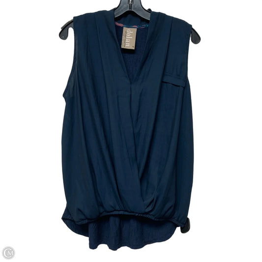 Blouse Sleeveless By Dolan Left Coast In Navy, Size: M