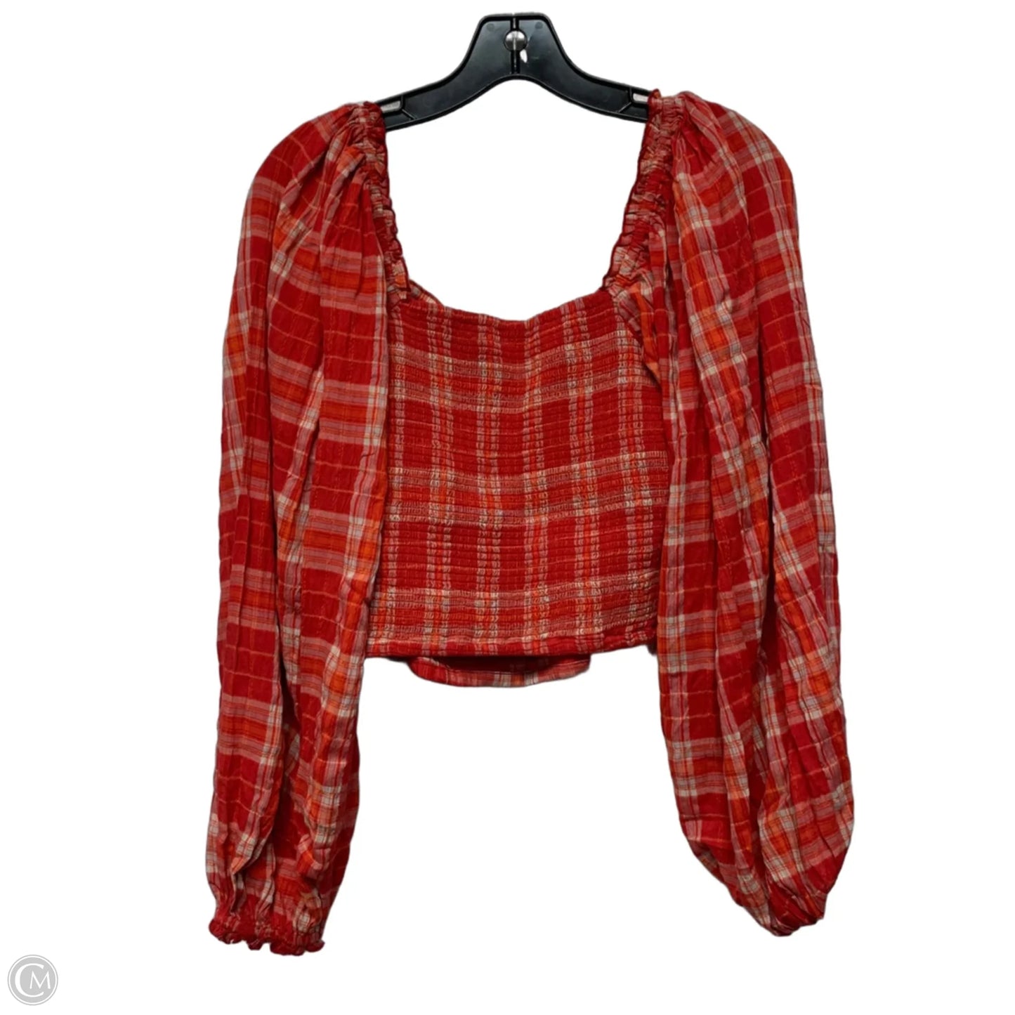 Top Long Sleeve By Free People In Red, Size: S