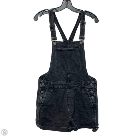 Shortalls By Madewell In Black Denim, Size: S