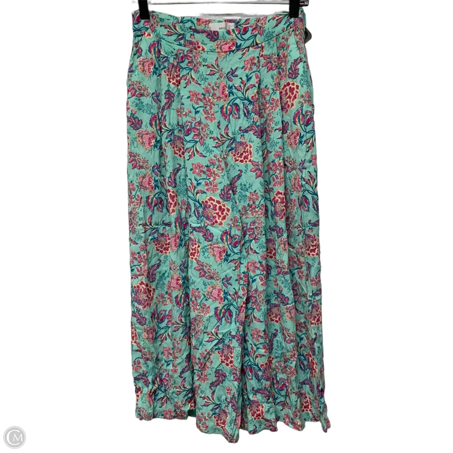 Pants Wide Leg By Mng In Blue & Pink, Size: 4