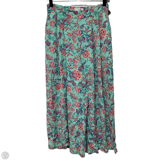 Pants Wide Leg By Mng In Blue & Pink, Size: 4