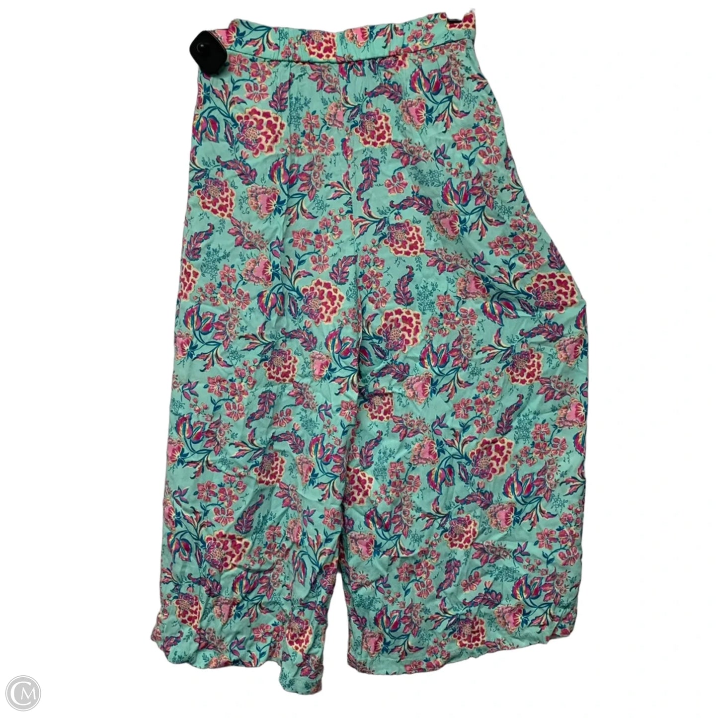 Pants Wide Leg By Mng In Blue & Pink, Size: 4