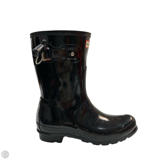 Boots Designer By Hunter In Black, Size: 7