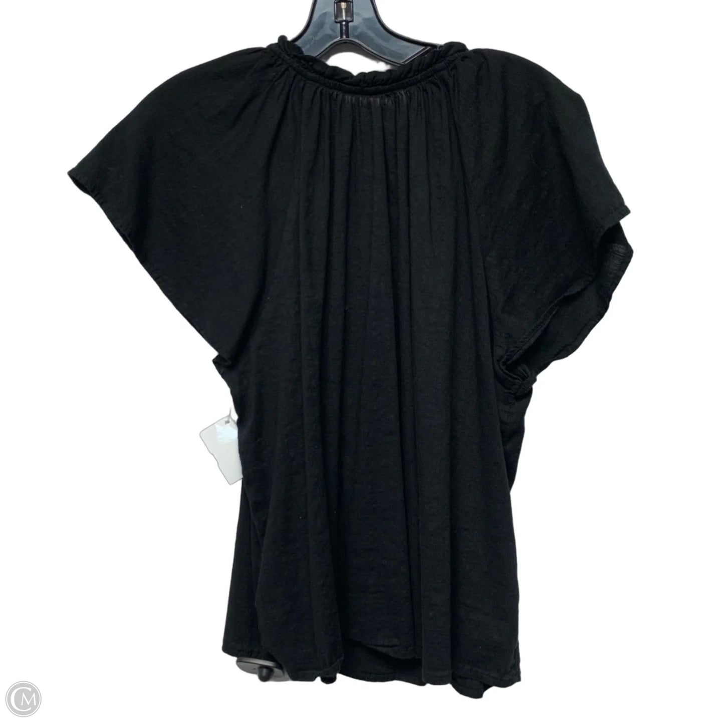 Top Short Sleeve By Gap In Black, Size: M