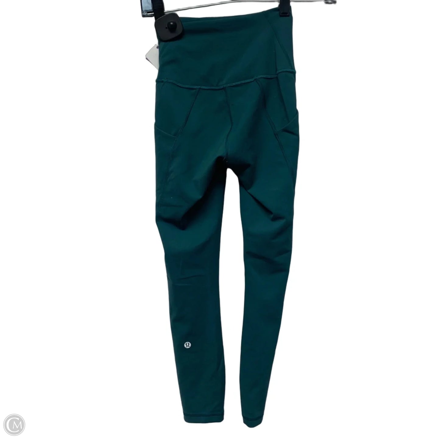 Athletic Leggings By Lululemon In Teal, Size: Xs