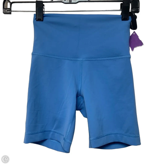 Athletic Shorts By Lululemon In Blue, Size: Xs