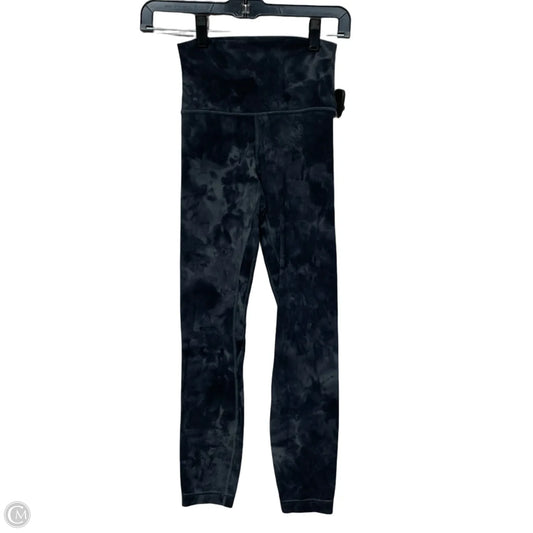 Athletic Leggings By Lululemon In Grey, Size: Xs