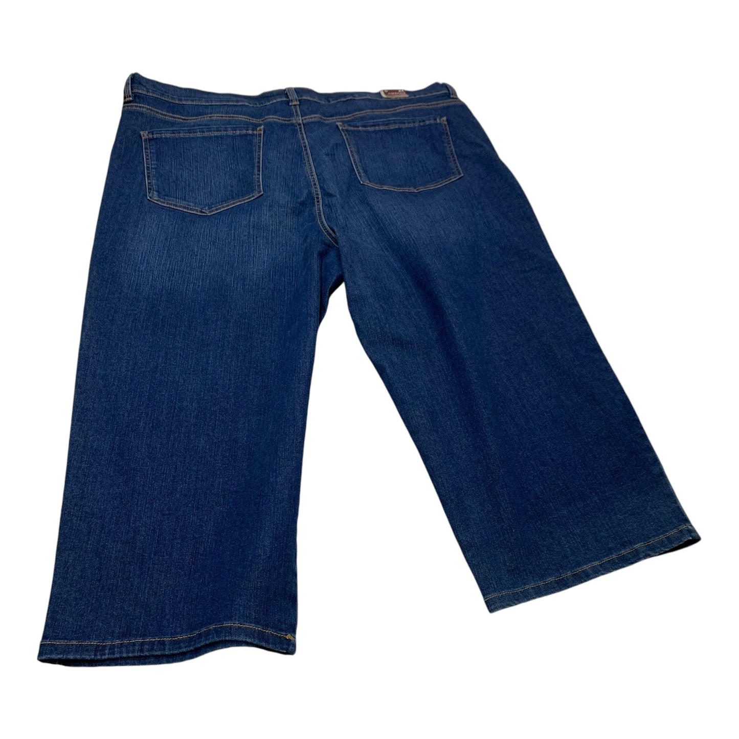 Jeans Cropped By Gloria Vanderbilt In Blue Denim, Size: 24