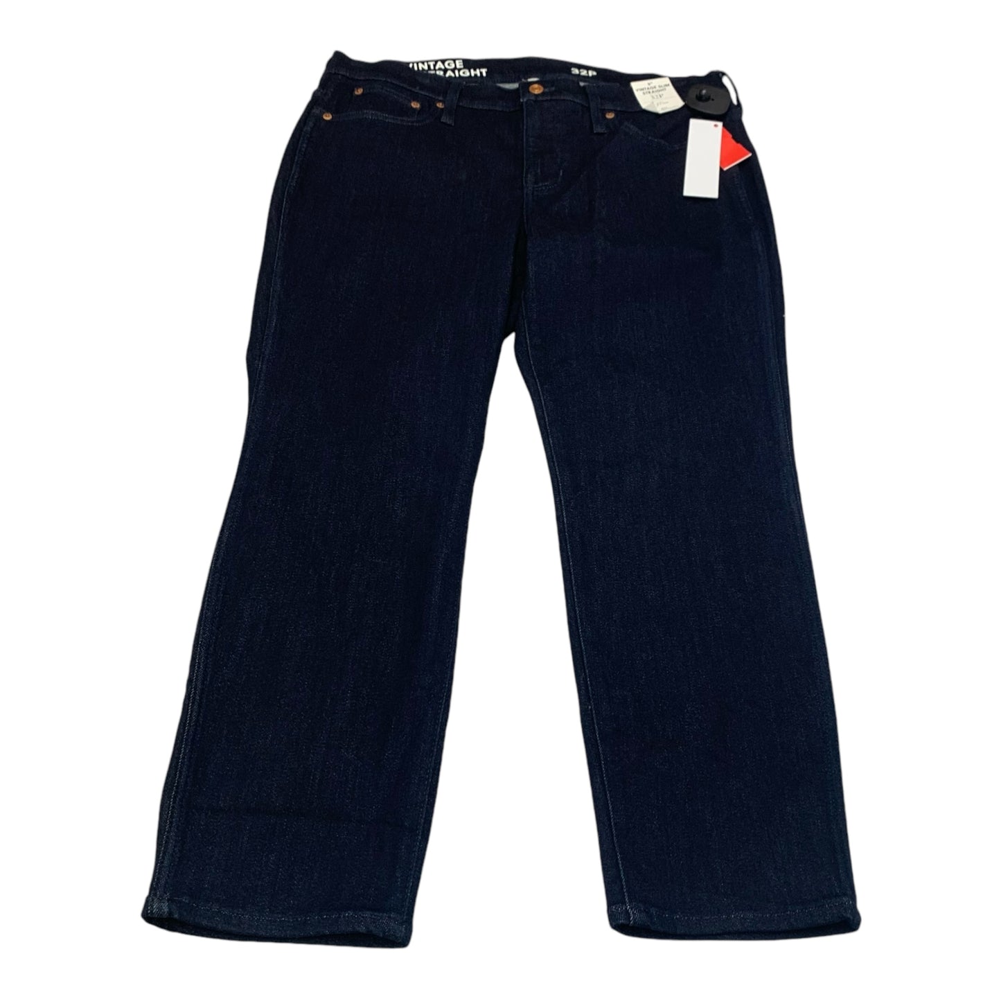 Jeans Straight By J. Crew In Blue Denim, Size: 14p