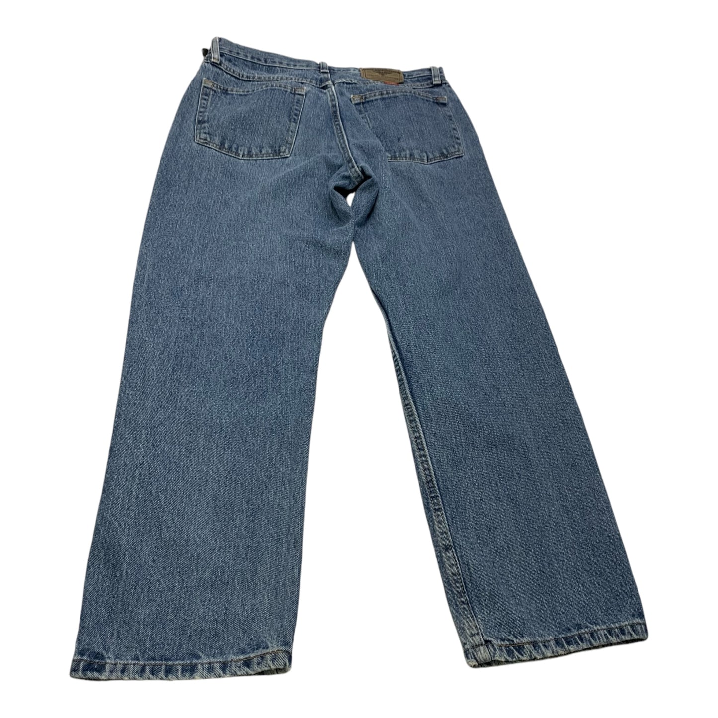 Jeans Straight By Wrangler In Blue Denim, Size: 14