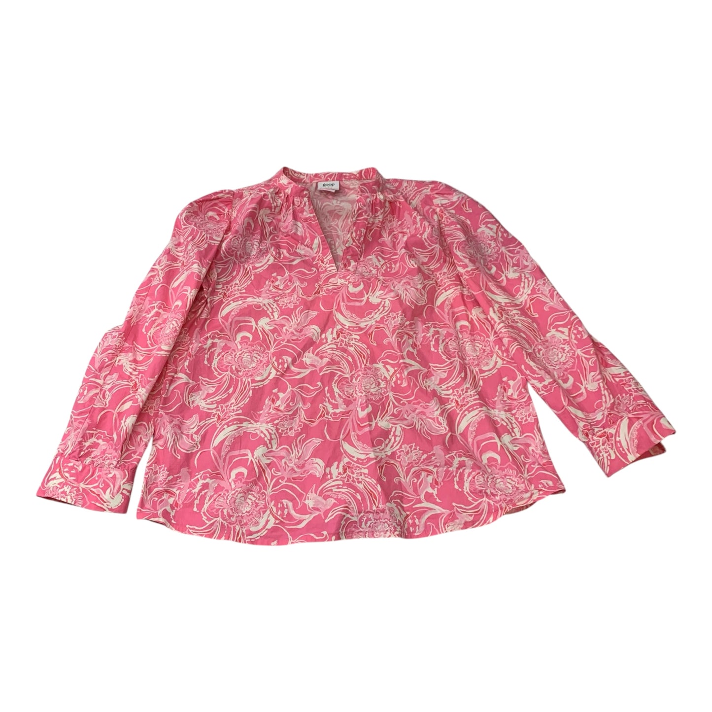 Top Long Sleeve Designer By Lilly Pulitzer In Pink, Size: S