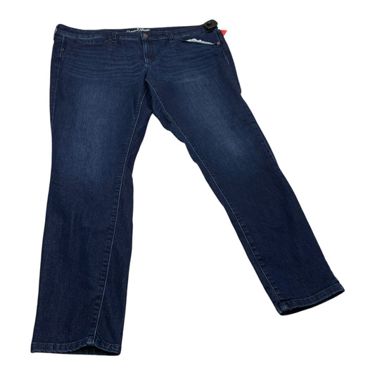 Jeans Skinny By Universal Thread In Blue Denim, Size: 18