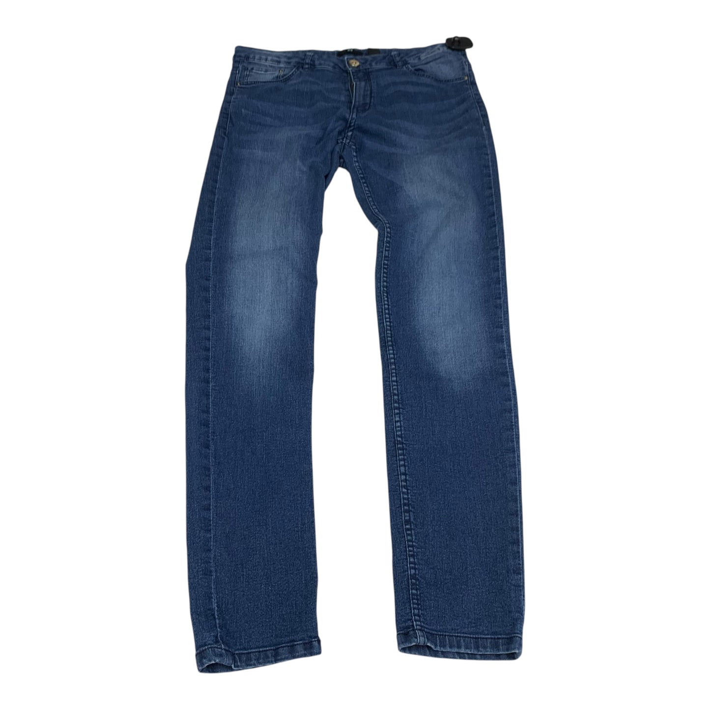 Jeans Skinny By H&m In Blue Denim, Size: 12