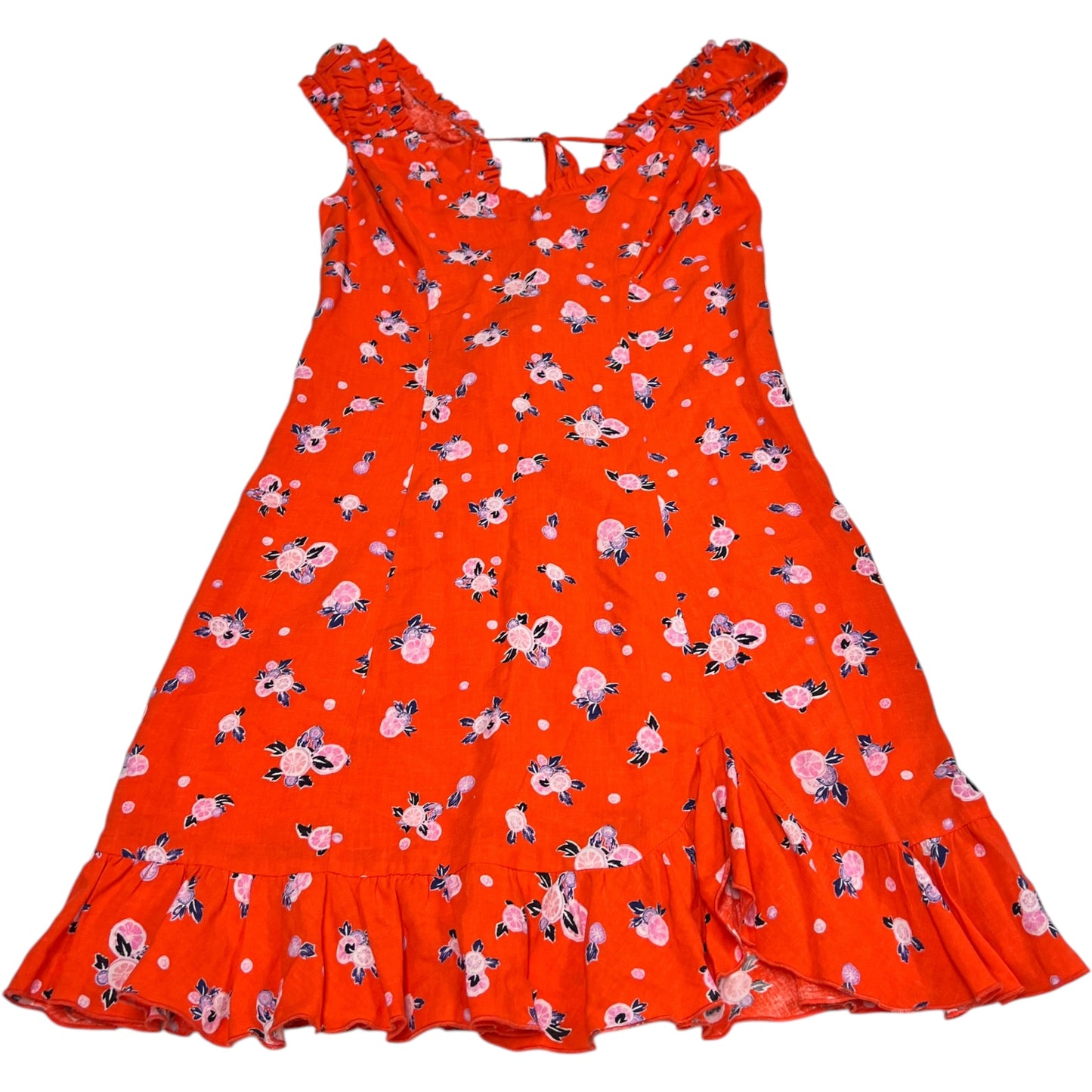 Dress Casual Short By Free People In Orange, Size: Xs