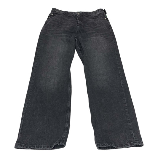 Jeans Straight By Primark In Black Denim, Size: 10