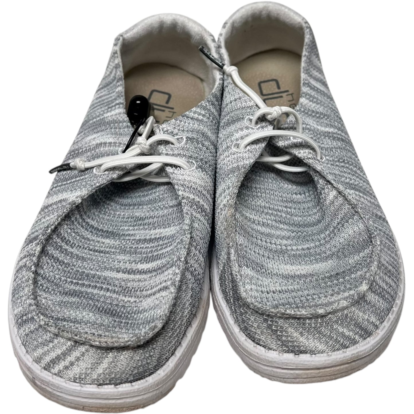 Shoes Sneakers By Hey Dude In Grey, Size: 10