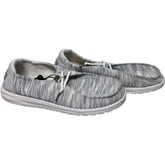 Shoes Sneakers By Hey Dude In Grey, Size: 10