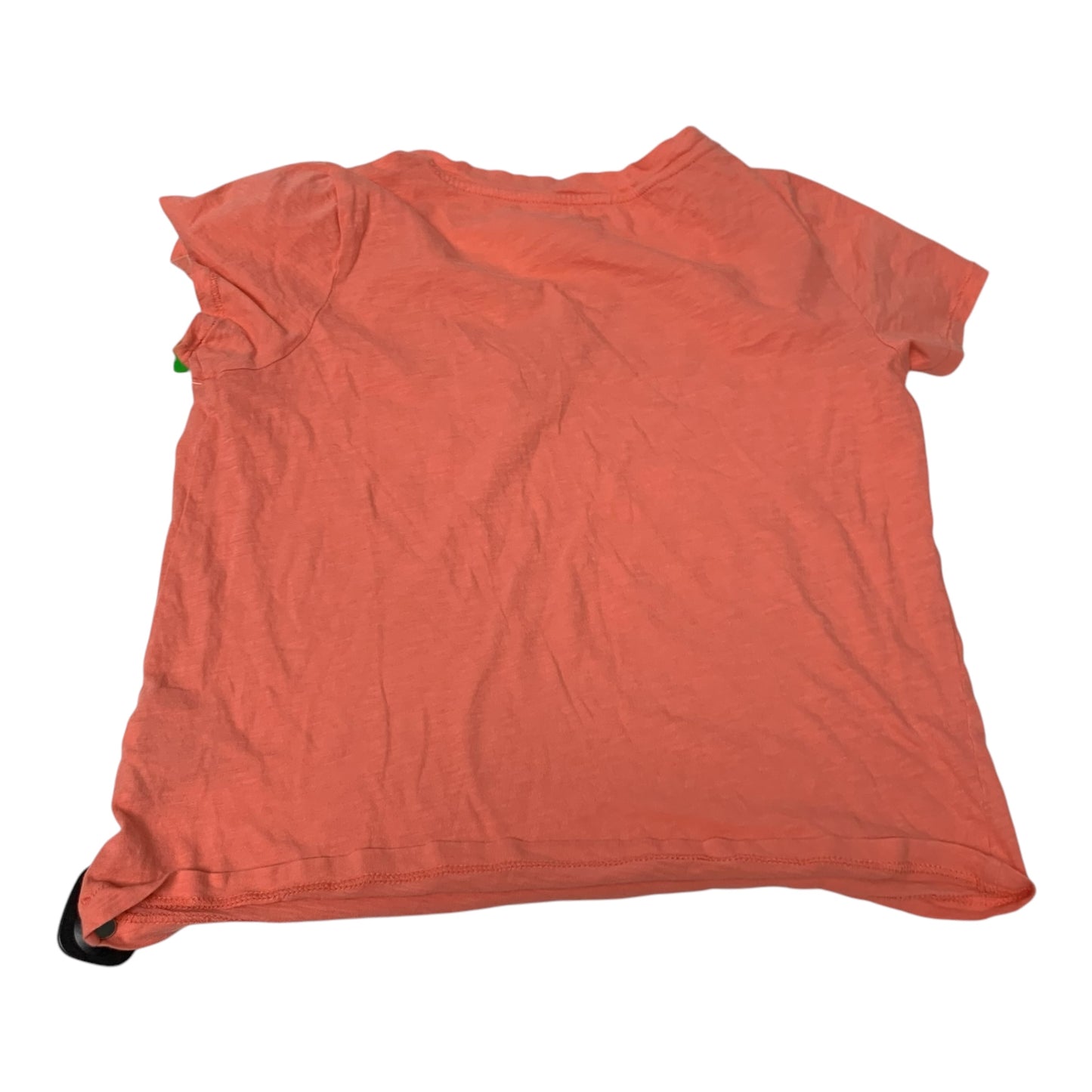 Top Short Sleeve Basic By Madewell In Peach, Size: S