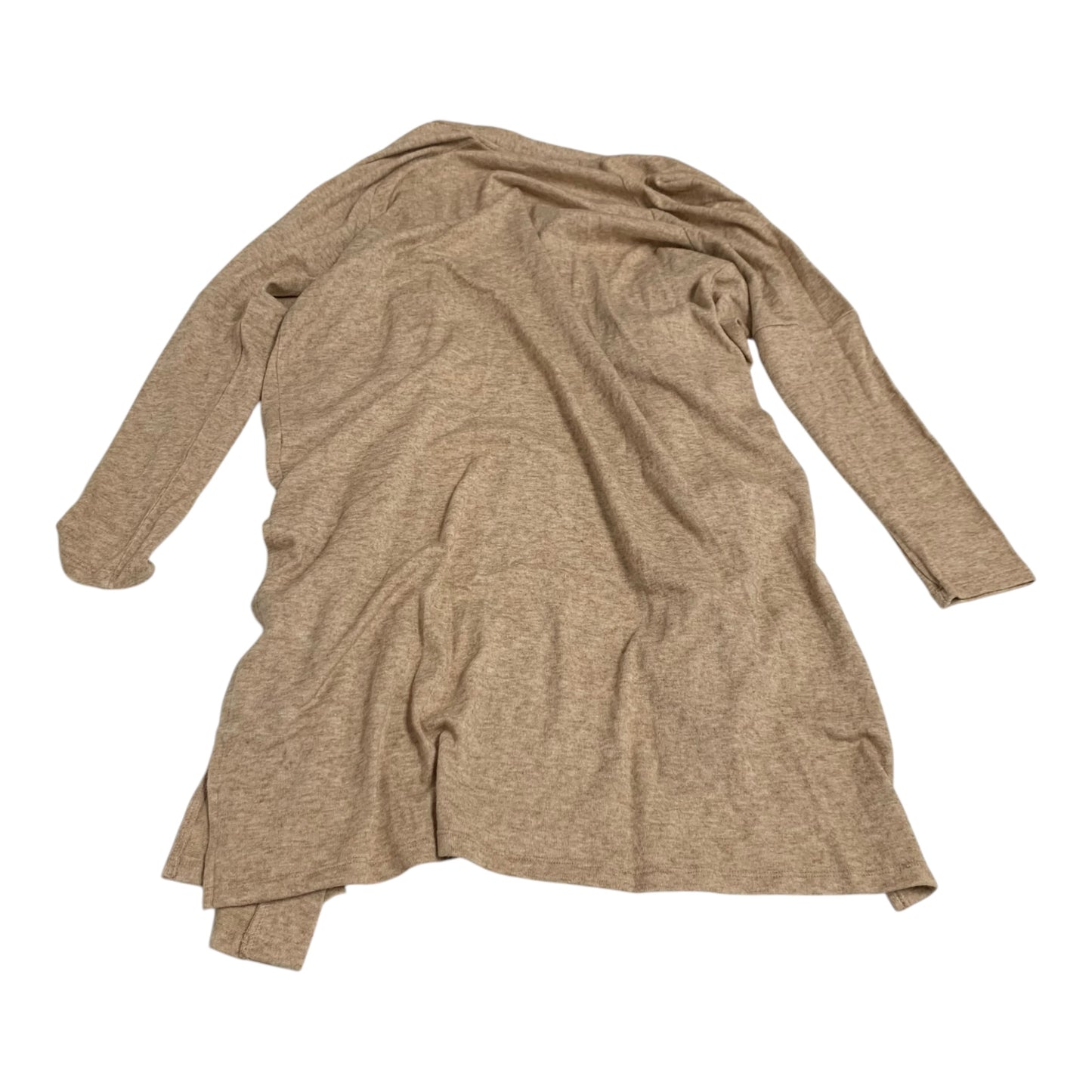 Cardigan Designer By Halston In Tan, Size: L