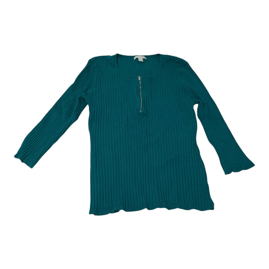 Top Long Sleeve By New York And Co In Blue, Size: L