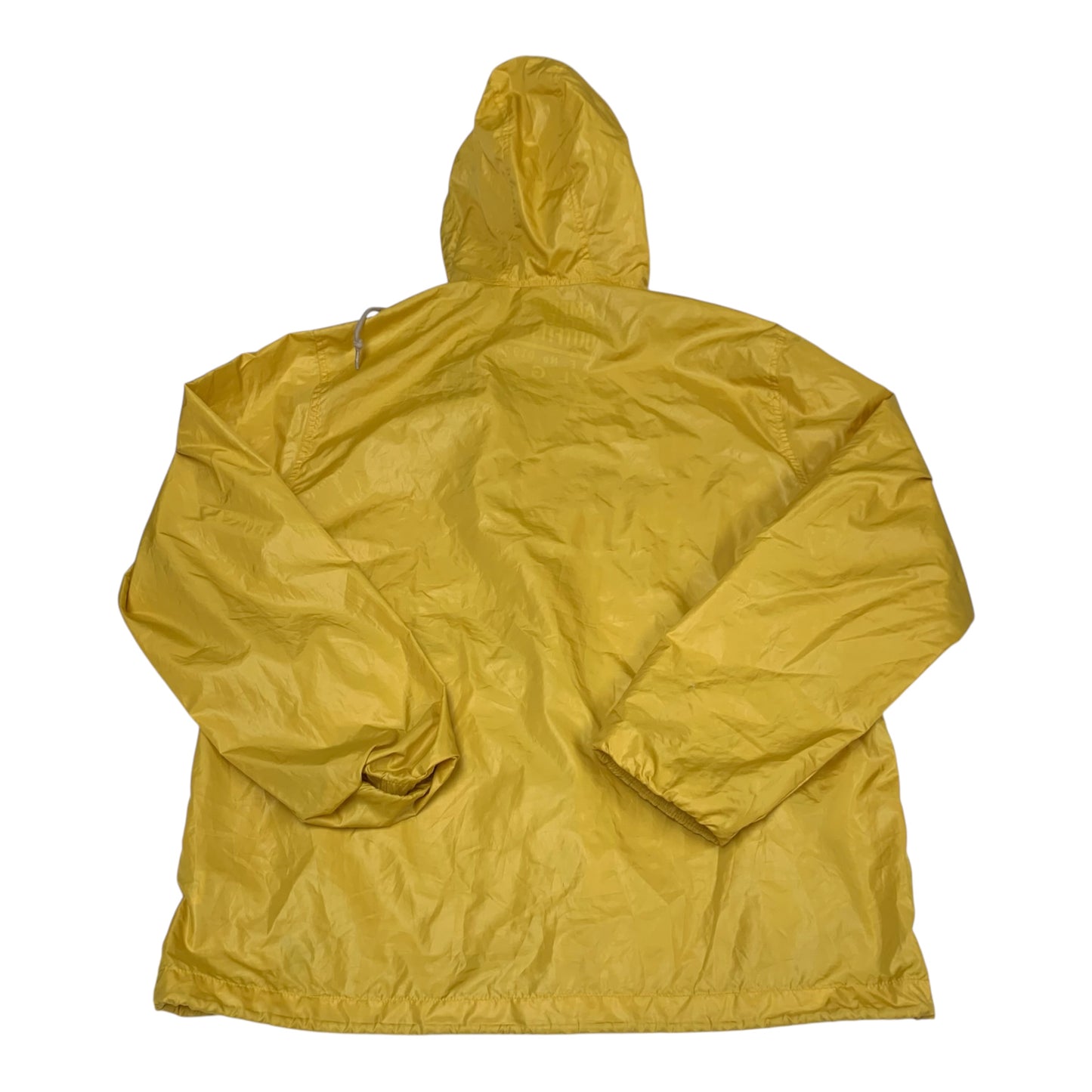 Jacket Windbreaker By American Eagle In Yellow, Size: L