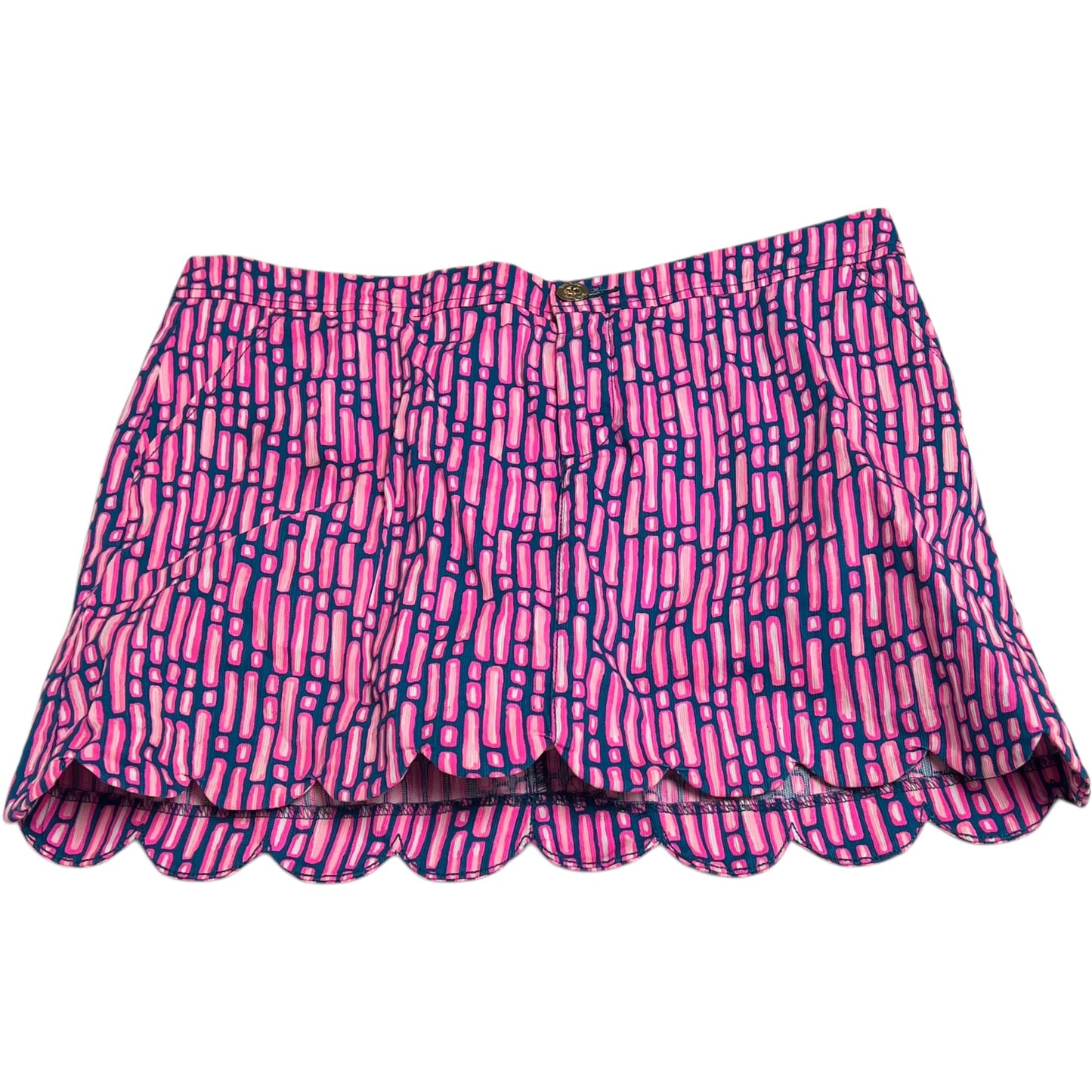 Shorts Designer By Lilly Pulitzer In Blue & Pink, Size: 12