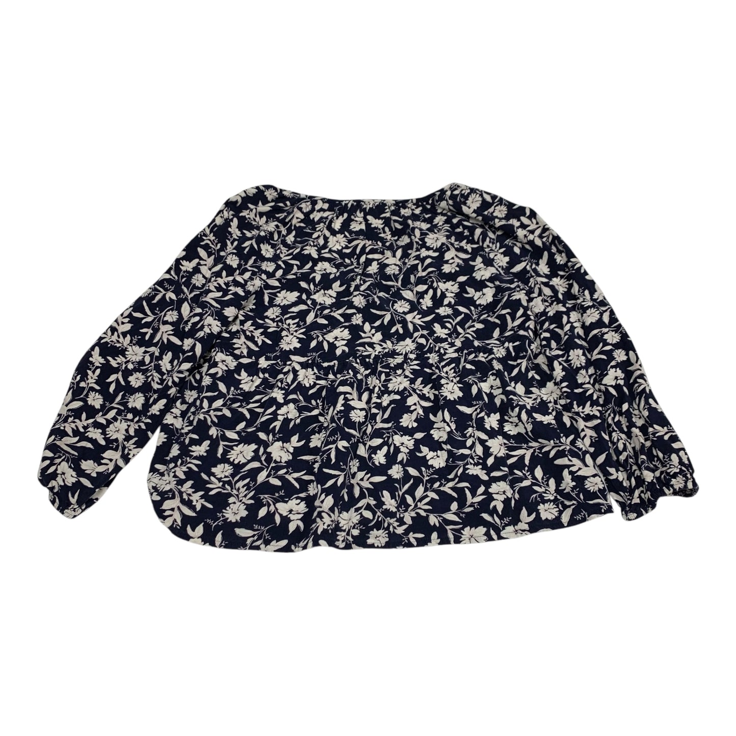 Top Long Sleeve By Old Navy In Navy, Size: M