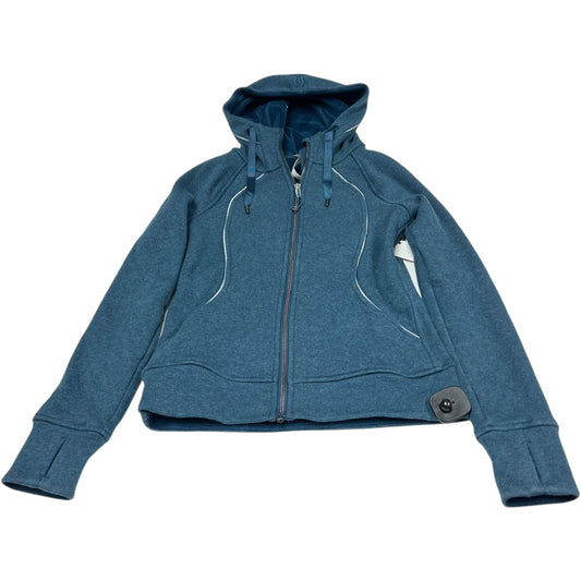 Athletic Jacket By Lululemon In Blue, Size: S