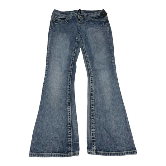 Jeans Boot Cut By Vanity In Blue Denim, Size: 4