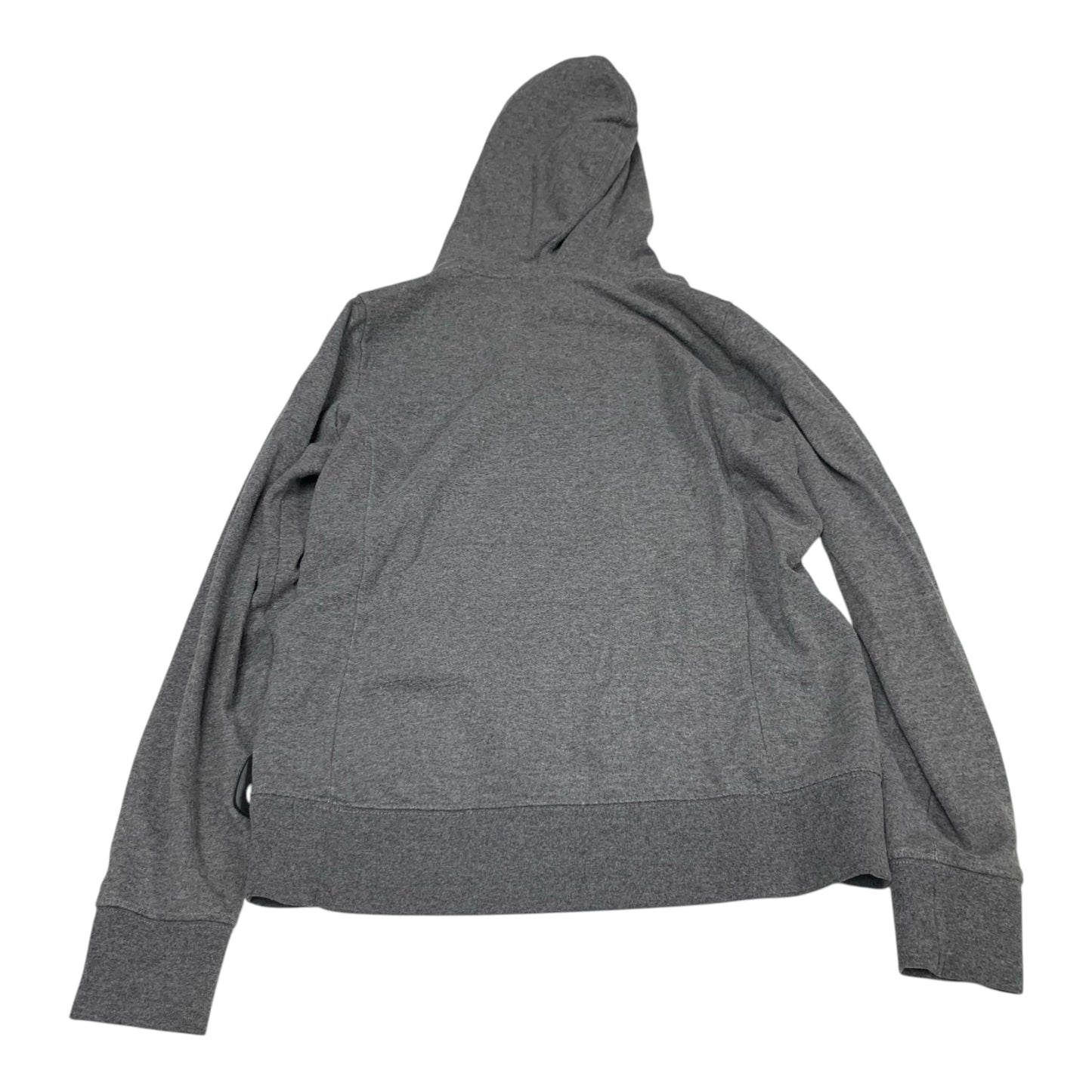 Athletic Sweatshirt Hoodie By The North Face In Grey, Size: M