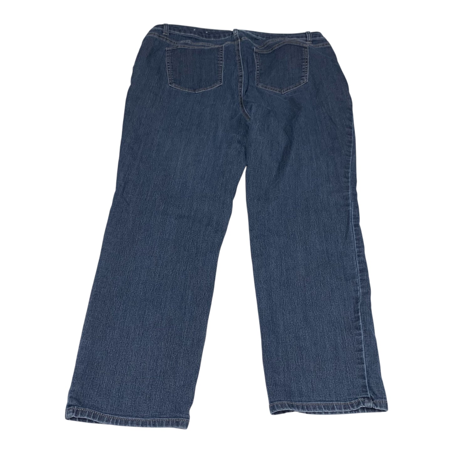 Jeans Straight By Westport In Blue Denim, Size: 18