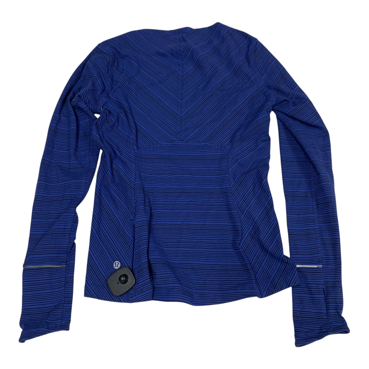 Top Long Sleeve By Lululemon In Blue, Size: M