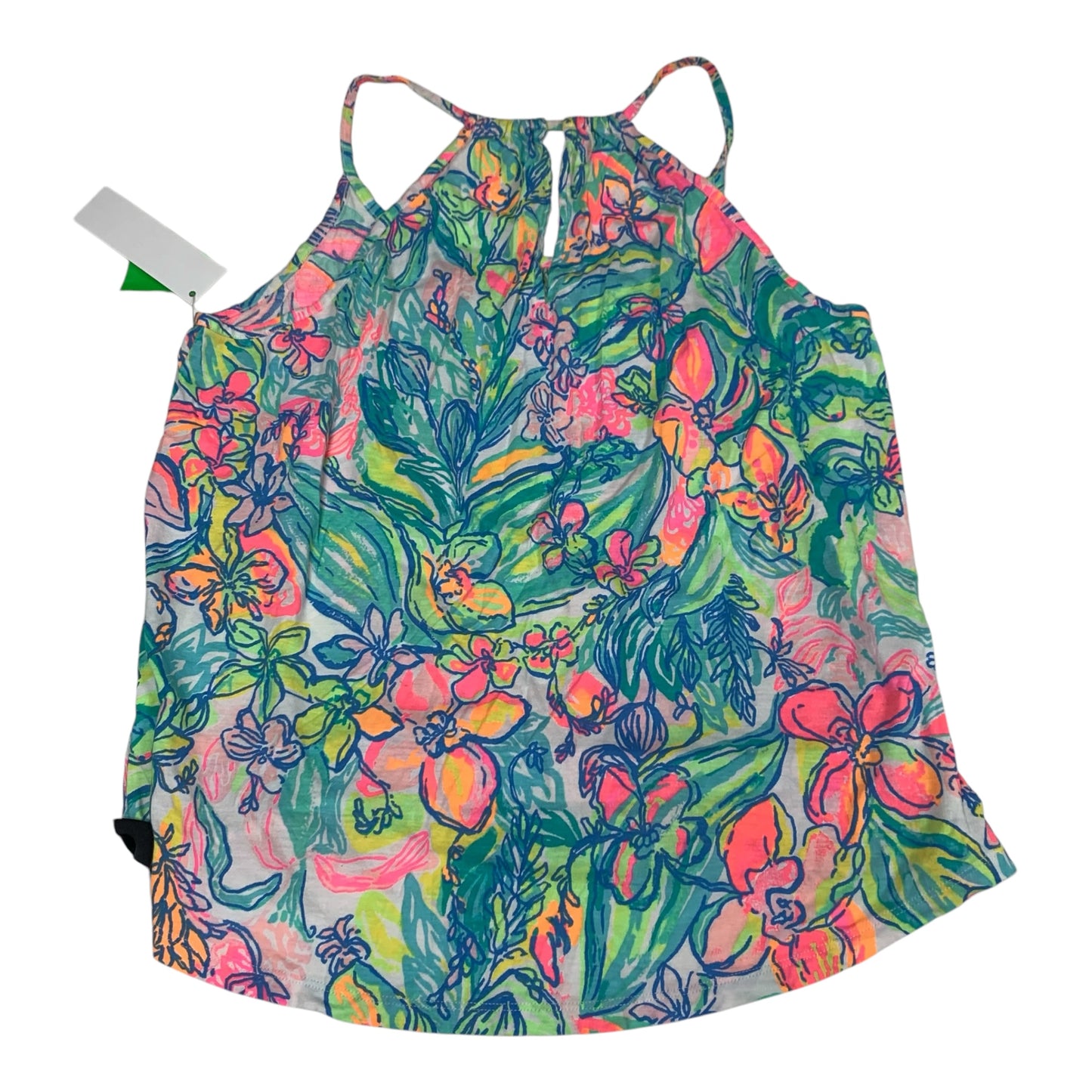 Tank Top Designer By Lilly Pulitzer In Blue & Pink, Size: L