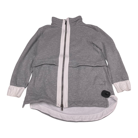 Athletic Jacket By Lululemon In Grey, Size: M