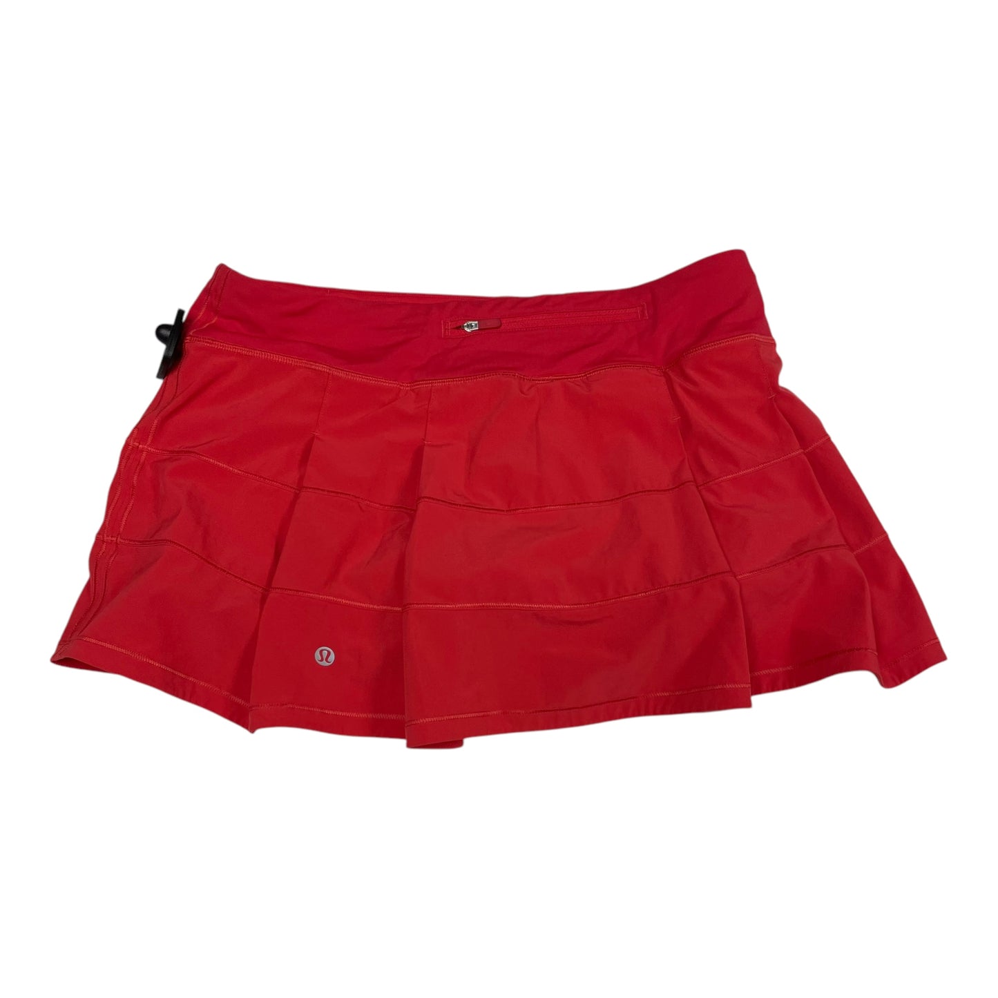 Athletic Skort By Lululemon In Red, Size: 8