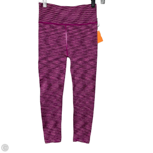 Athletic Leggings Capris By Zelos In Purple, Size: S
