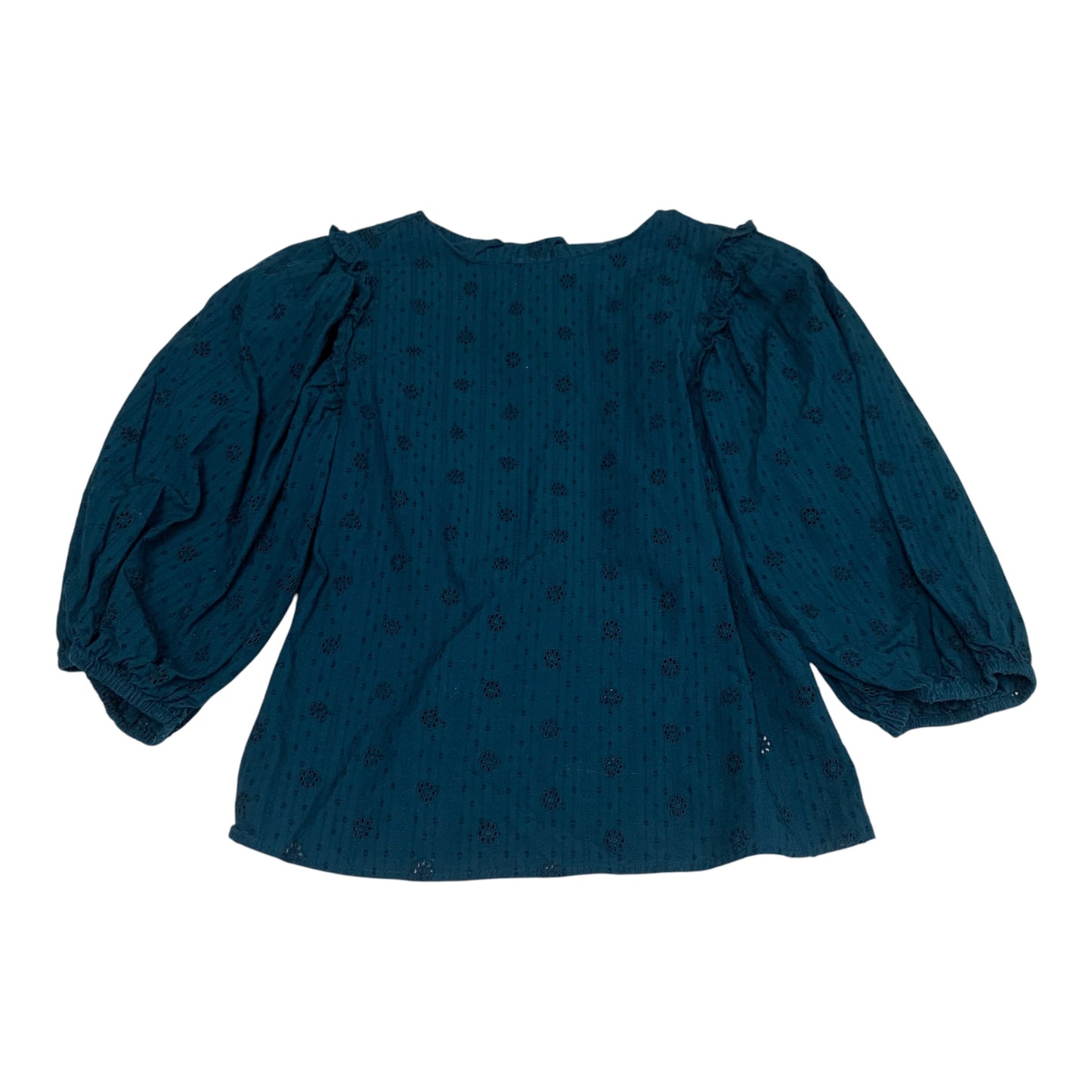 Top Long Sleeve By Universal Thread In Blue, Size: S