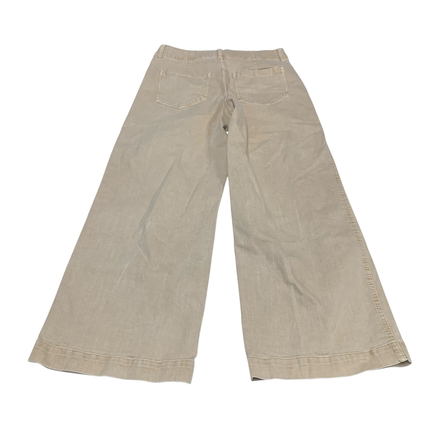 Jeans Wide Leg By Gap In Tan Denim, Size: 10