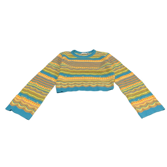 Sweater By Lush In Blue & Yellow, Size: S