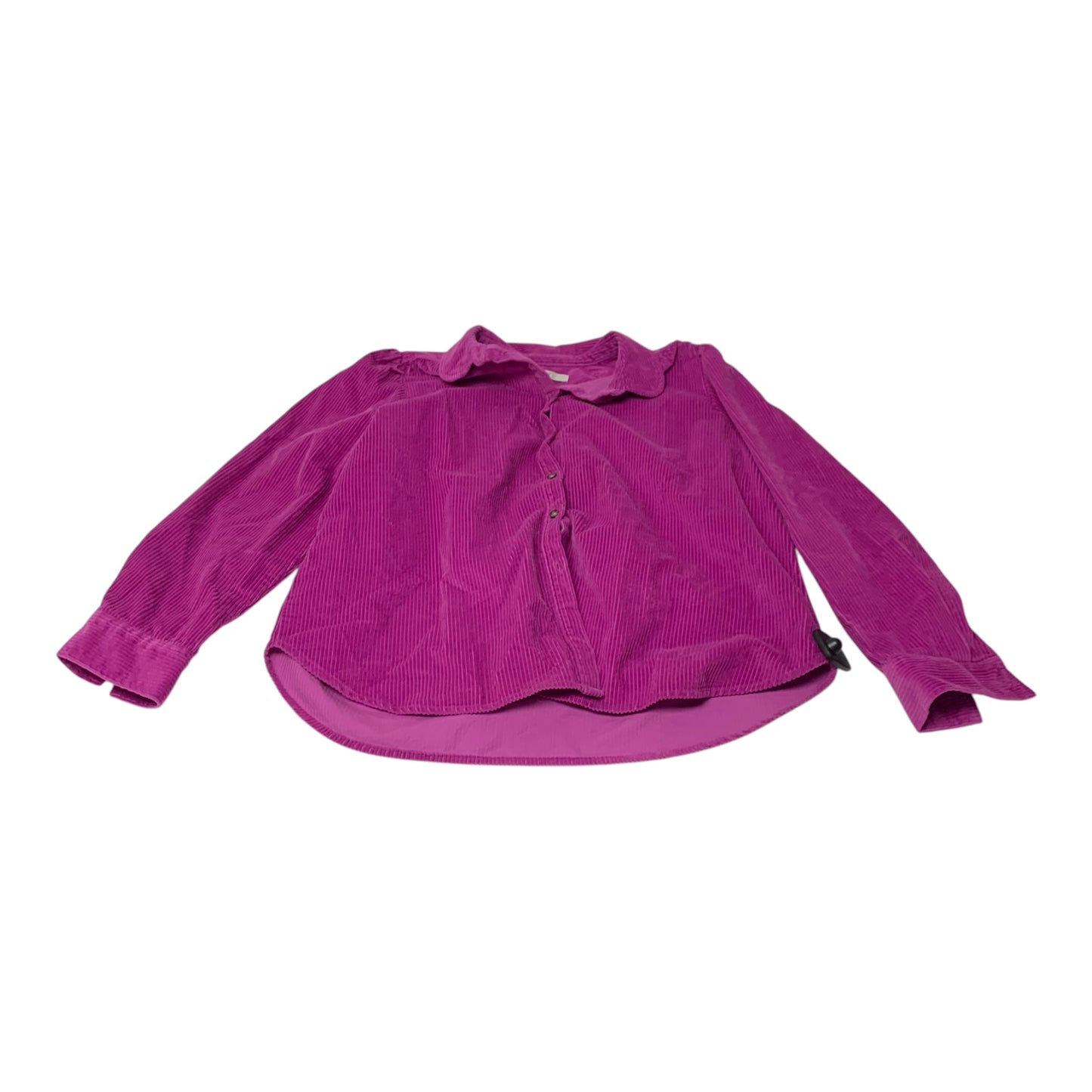 Top Long Sleeve By Loft In Purple, Size: L