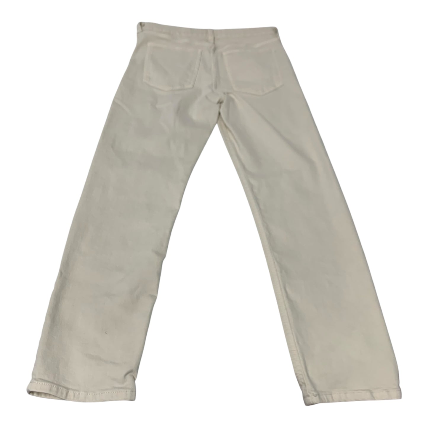 Jeans Skinny By Banana Republic In Cream Denim, Size: 6