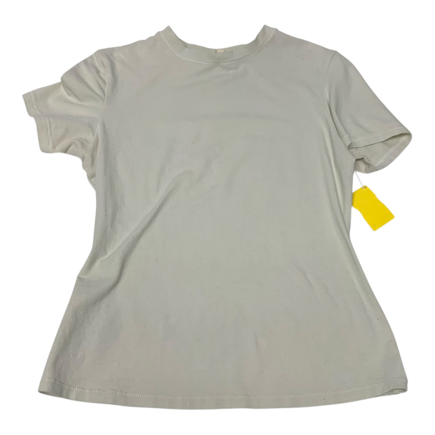 Top Short Sleeve By Skims In Cream, Size: M