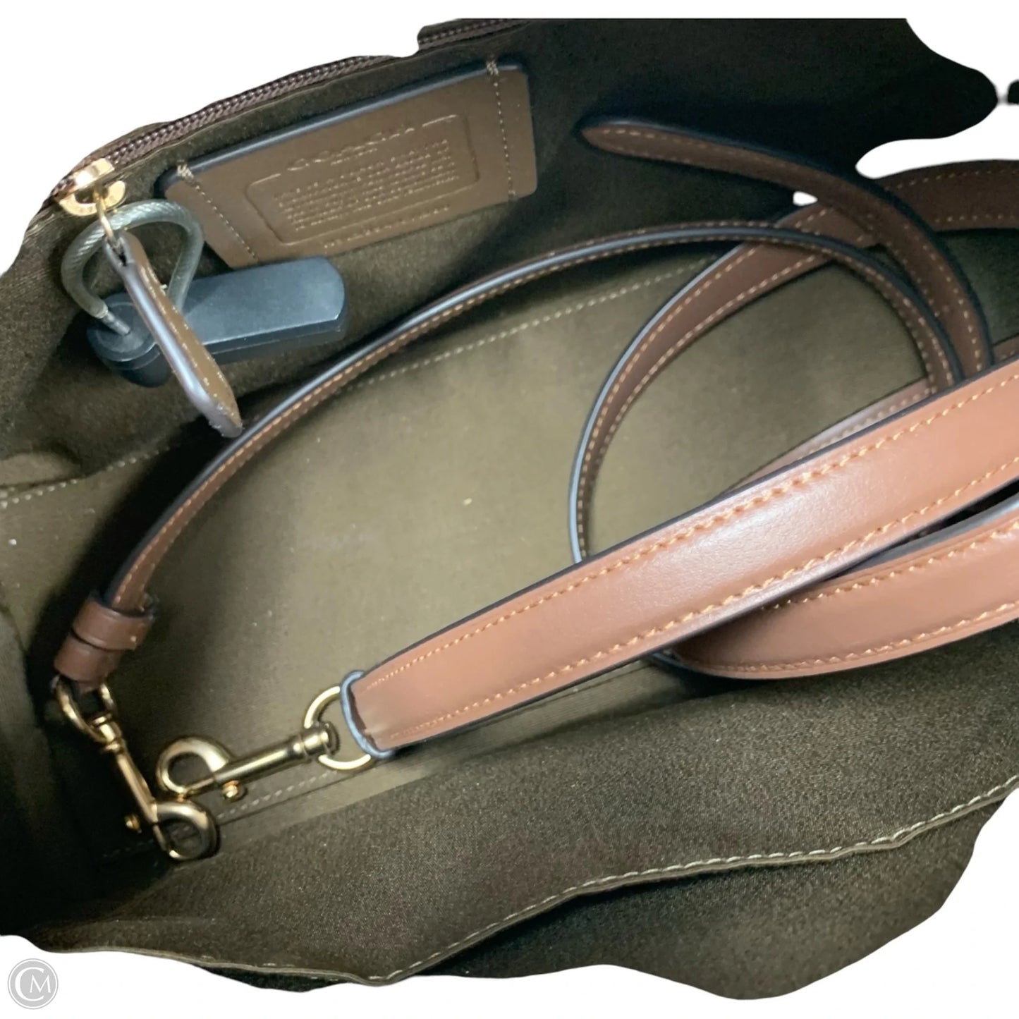 Crossbody Designer By Coach, Size: Medium